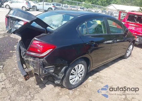 2015 Honda Civic Lx z USA, uszkodzony, nr VIN 2HGFB2F58FH533349